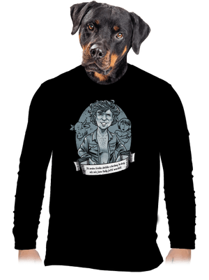 B14: Léto s kovbojem pánské dlouhý rukáv Black