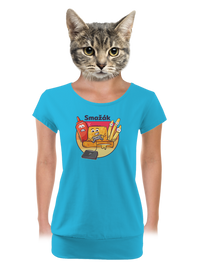 dámské tričko s lemem