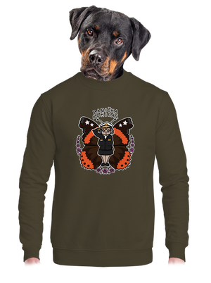 unisex mikina bez kapuce