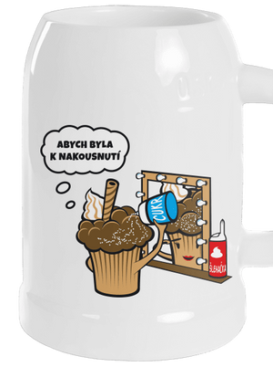 K nakousnutí půllitr White