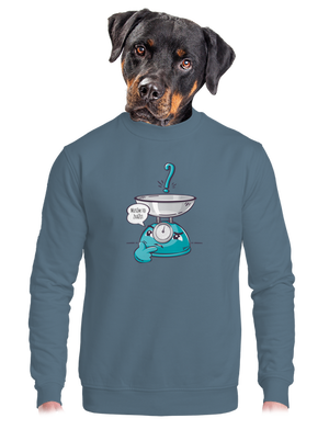 unisex mikina bez kapuce