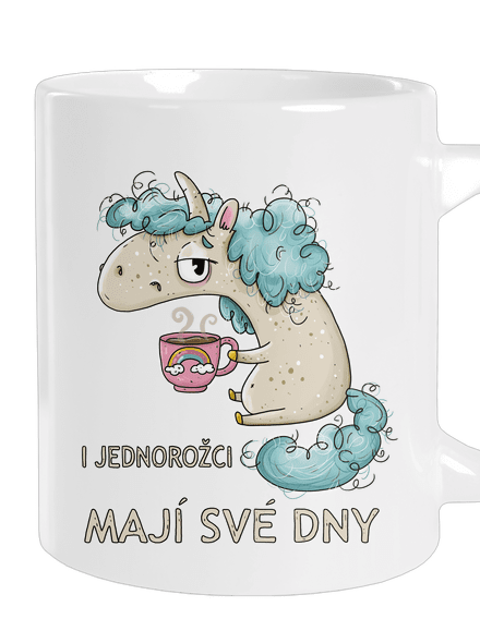 Jednorožci mají své dny velký hrnek White