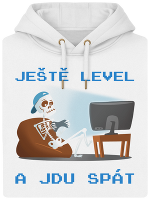 Ještě level unisex mikina premium Snowwhite