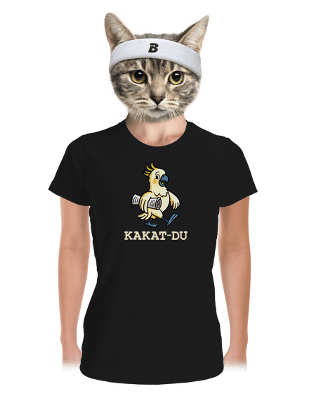 Kakat-du dámské sportovní tričko Black