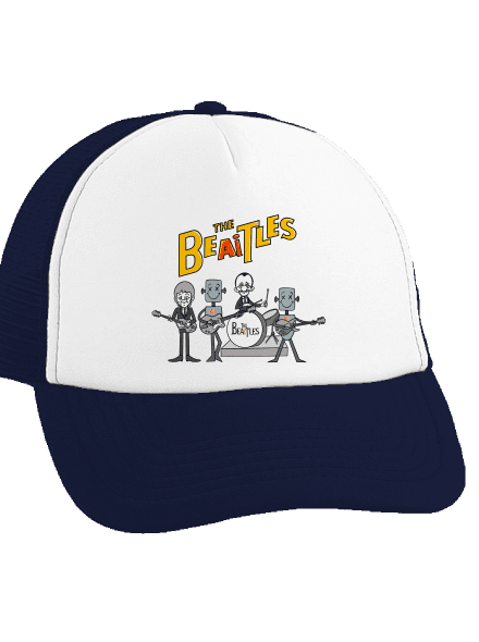 AI Beatles kšiltovka truckerka French Navy cap