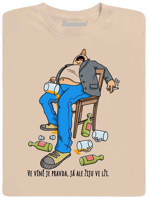 Žiju ve lži pánské tričko Sand