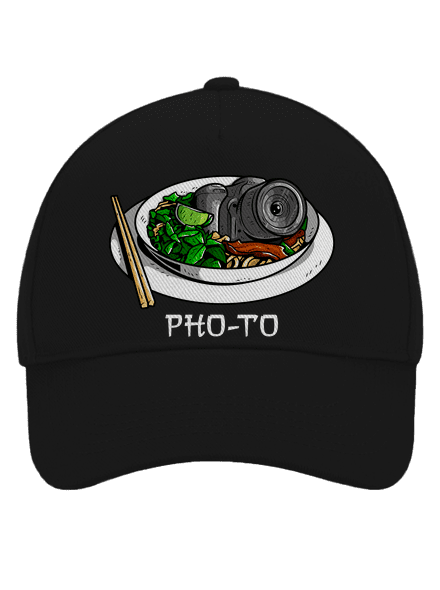 Pho-to kšiltovka baseballka Black