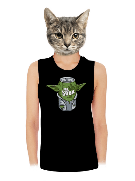 Mr. Soda dámské tílko volné Black