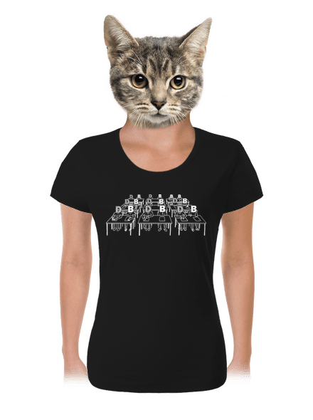 Cimrman: Debil, blbeček dámské tričko Black