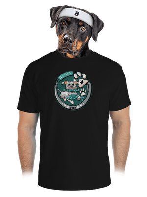 Psí horoskop: Ryba pánské sportovní tričko Black
