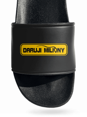 Miliony pantofle Black