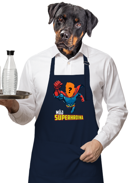 Můj superhrdina zástěra Navy