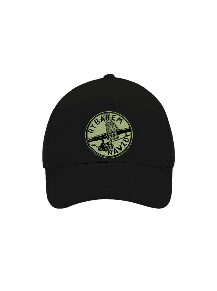 Rybářem navždy  kšiltovka baseballka Black