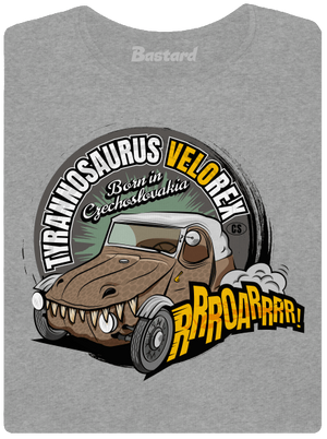 Tyrannosaurus Velorex dámské tričko Dark Gray Melange