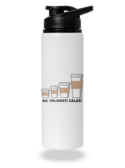 Na velikosti záleží lahev na vodu White