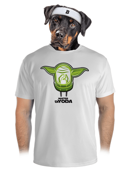Mistr DiYoda pánské sportovní tričko White