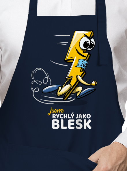 Rychlý jako blesk zástěra Navy