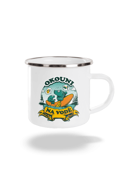Okouni na vodě plecháček White