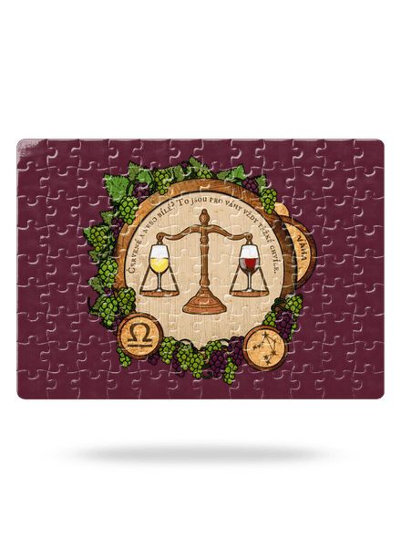 Vinný horoskop: Váha puzzle White