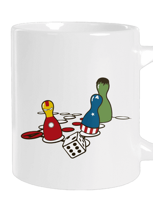 Superhrdino nezlob se velký hrnek White