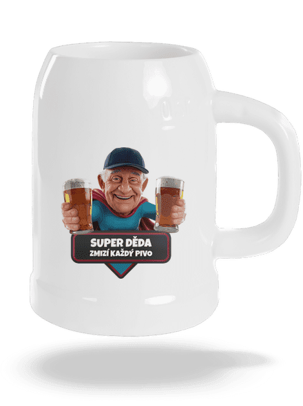 Super děda půllitr White