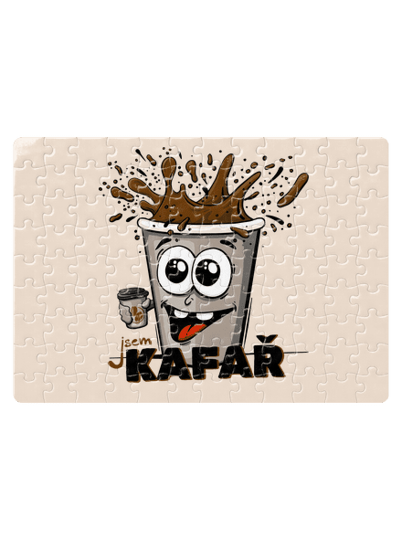 Jsem kafař puzzle White