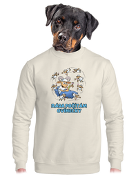 unisex mikina bez kapuce