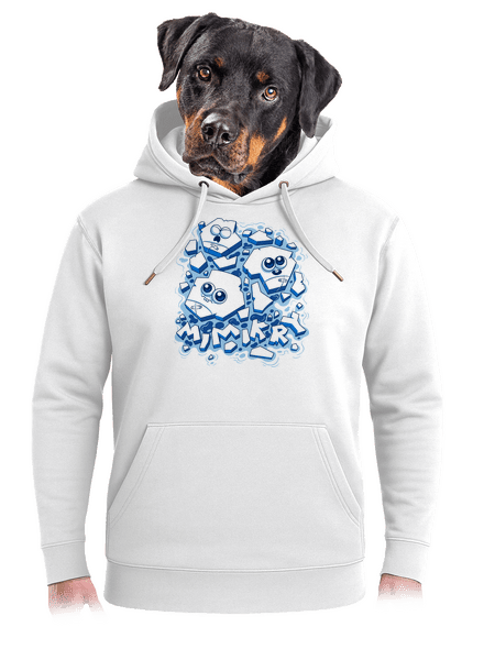 Ledové mimikry unisex mikina premium Snowwhite