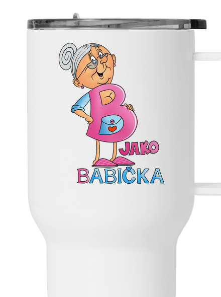 B jako babička termohrnek White