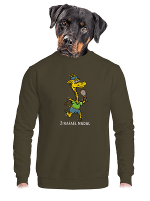 unisex mikina bez kapuce