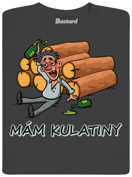 Mám kulatiny pánské dlouhý rukáv Dark Grey