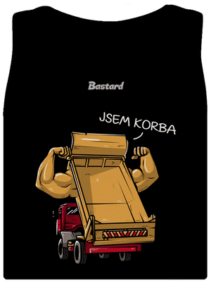 Korba dámské tílko klasické Black