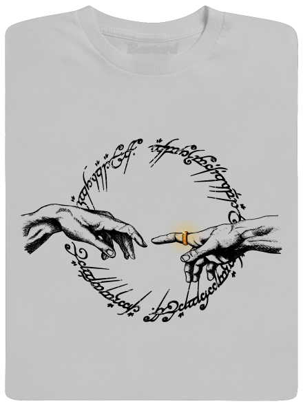 God of ring pánské tričko Pacific Grey