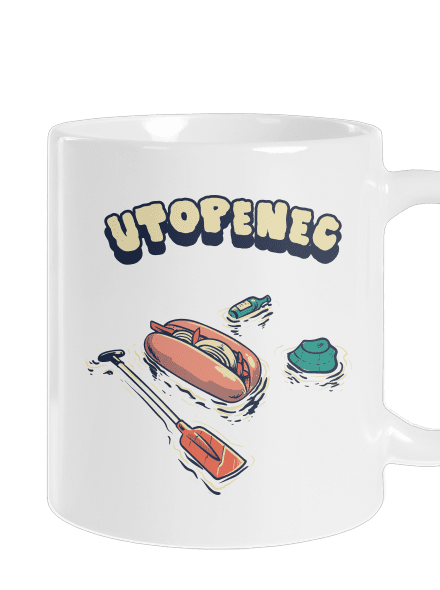 Utopenec klasický hrnek White