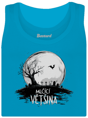 Mlčící většina dámské tílko klasické Blue Atol