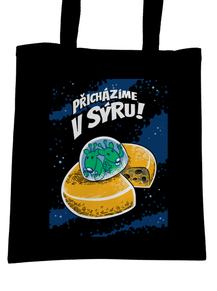 Přicházíme v sýru taška Black