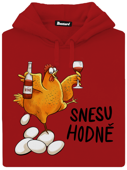 Snesu hodně dámská mikina klokanka Red Mal
