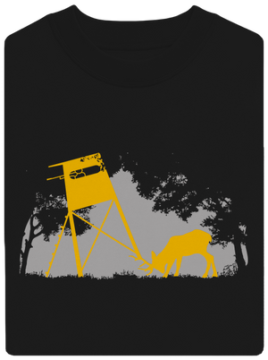 Lesní harmonie unisex mikina bez kapuce Black