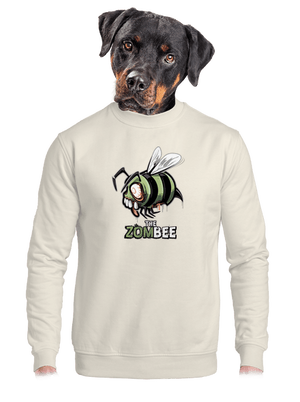 ZomBee unisex mikina bez kapuce Off White