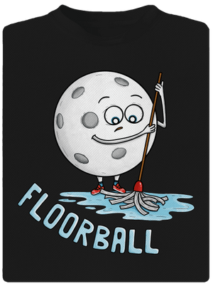 Floorball dětské sportovní tričko Black