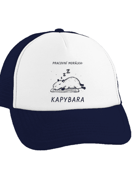 Pracovní morálka kšiltovka truckerka French Navy cap