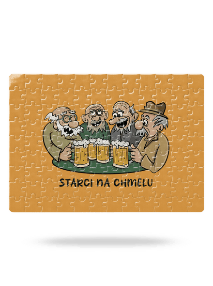 Starci na chmelu puzzle White