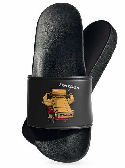 Korba pantofle Black