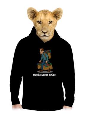 dětská mikina klokanka