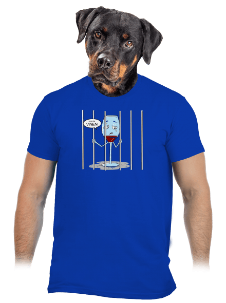 Jsem vinen pánské tričko Royal Blue