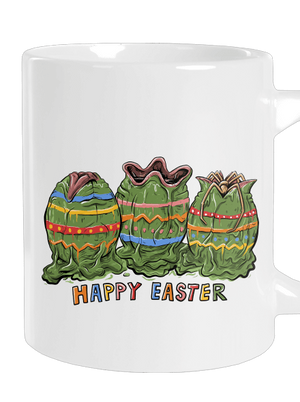 Happy Easter velký hrnek White