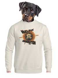 unisex mikina bez kapuce