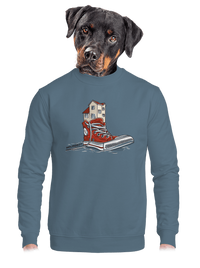 unisex mikina bez kapuce