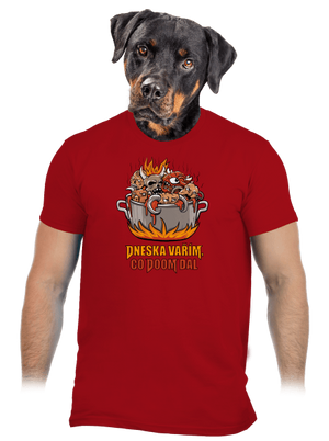Co Doom dal pánské tričko Red