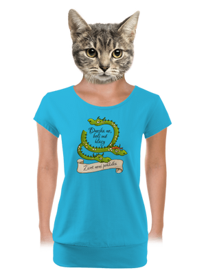 dámské tričko s lemem